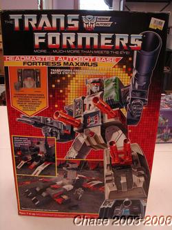 87 HEADMASTER AUTOBOT BASE FORTRESS MAXIMUS TRANSFORMER